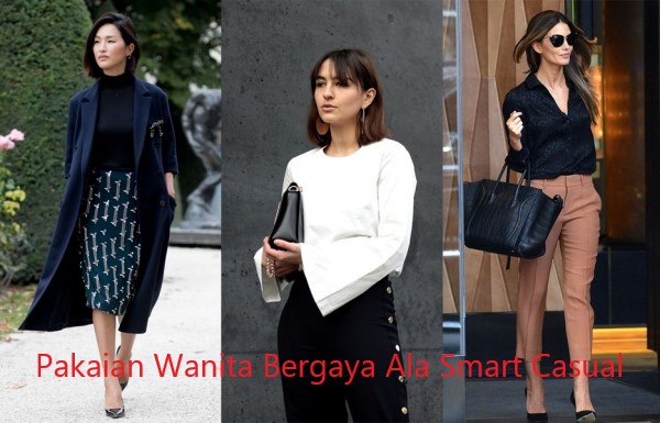 Pakaian Wanita Bergaya Ala Smart Casual